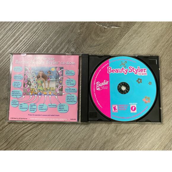 Barbie Beauty Styler CD-ROM Game for Windows 95 & 98 - Creativity‎ Fun - Picture 5 of 8